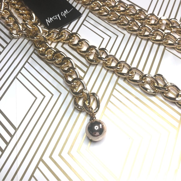NWT Nasty Gold Link Belt - Picture 2 of 4